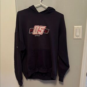 Gildan Black Hoodie with Red & White OSU Sports Patch